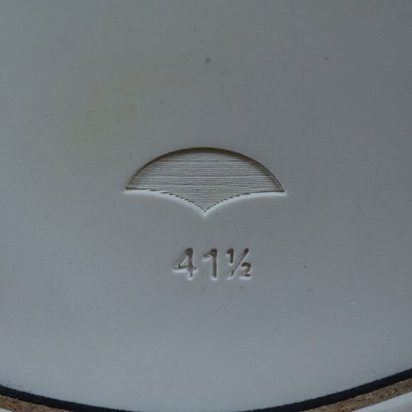 Robert Clergerie Shoes Mens Size 8.5 Blue White Derby Leather‎ Plain Toe France - Picture 8 of 8